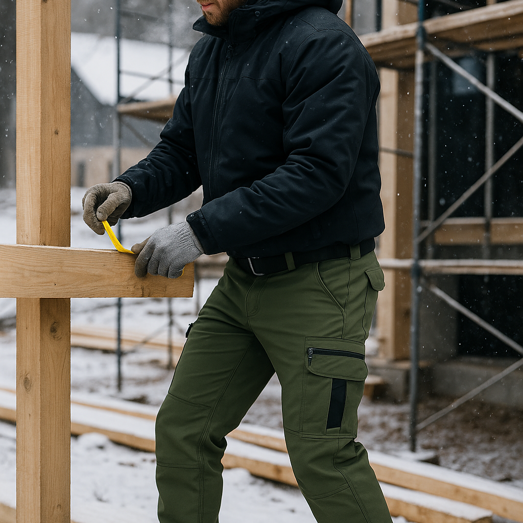 Zimowe Spodnie Robocze Softshell – Gotowe na Każde Warunki