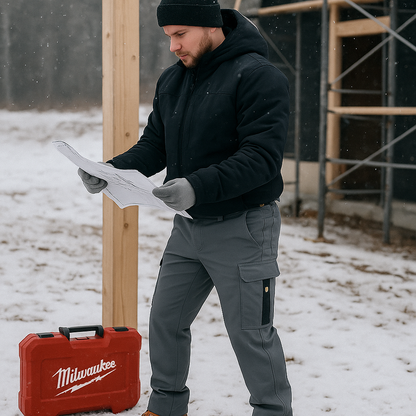 Zimowe Spodnie Robocze Softshell – Gotowe na Każde Warunki